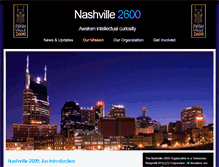 Tablet Screenshot of nashville2600.org